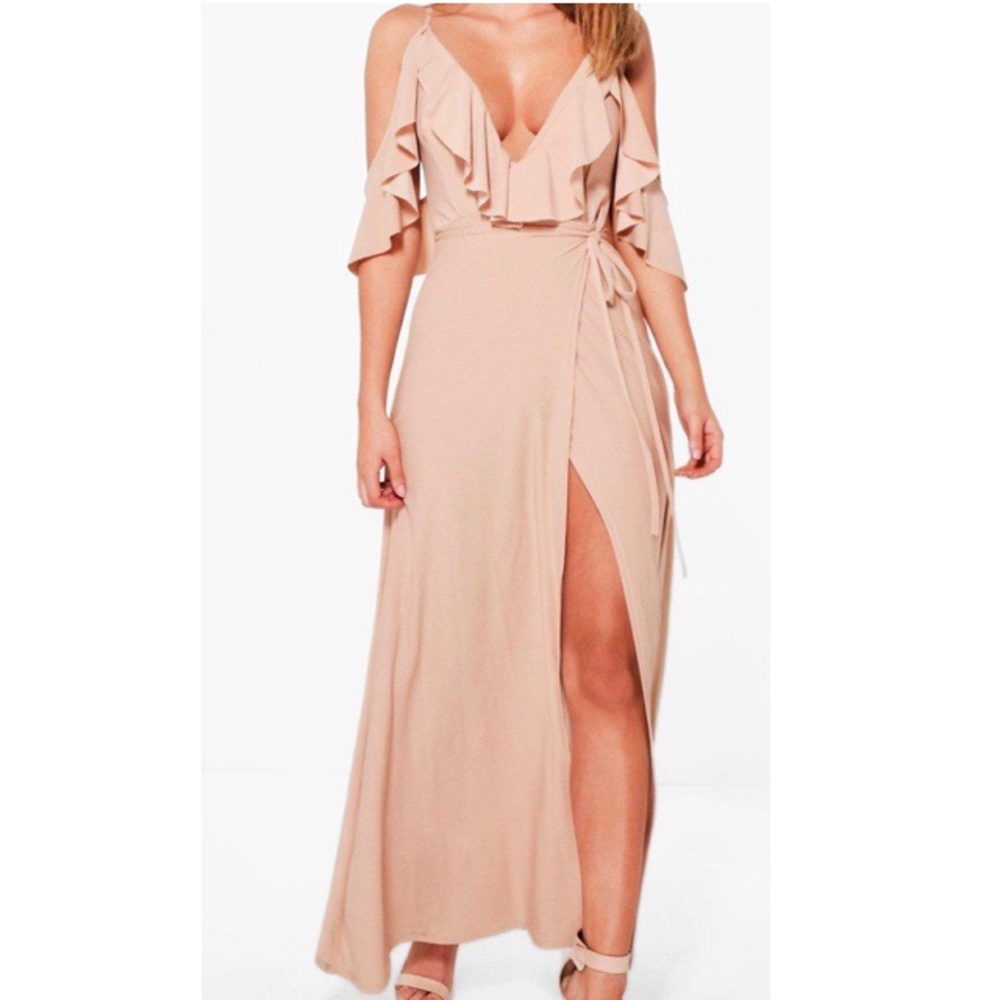 Wrap maxi dress NWT